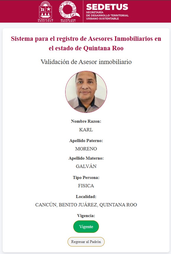 Broker Matriculado Karl Moreno